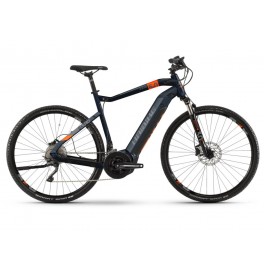 Haibike SDURO Cross 5.0 pánské i500Wh modrá/oranžová/titanová 2020