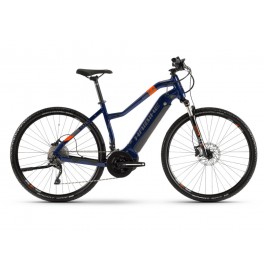 Haibike SDURO Cross 5.0 dámské i500Wh modrá/oranžová/titanová 2020