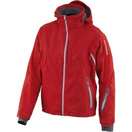 Salomon lyžařská bunda Aero X jacket červená s PÁTEŘÁKEM, DOPRAVA ZDARMA