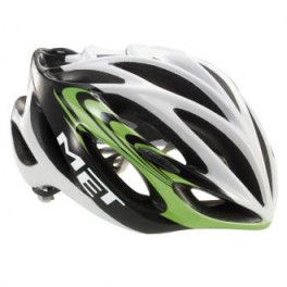 Met silniční helma Inferno Ultimalite bílá/zelená 58-61 cm