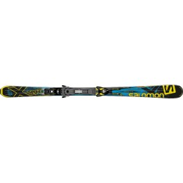 Salomon 24 X-Kart Pro + váz. KZ10 black/blue/yellow 146cm